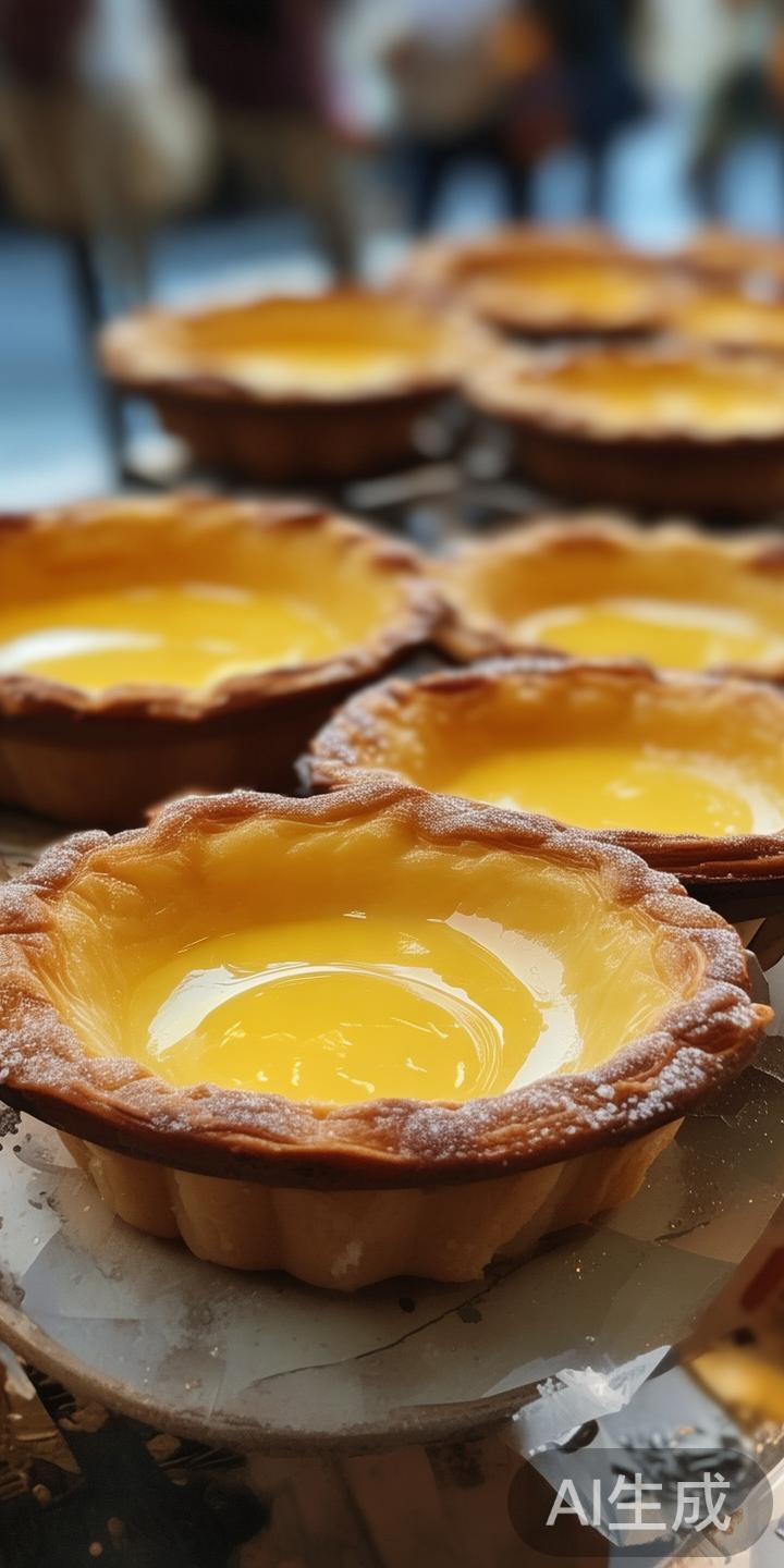 不能错过的还有澳门的葡式蛋挞。在附近的早餐店或咖啡