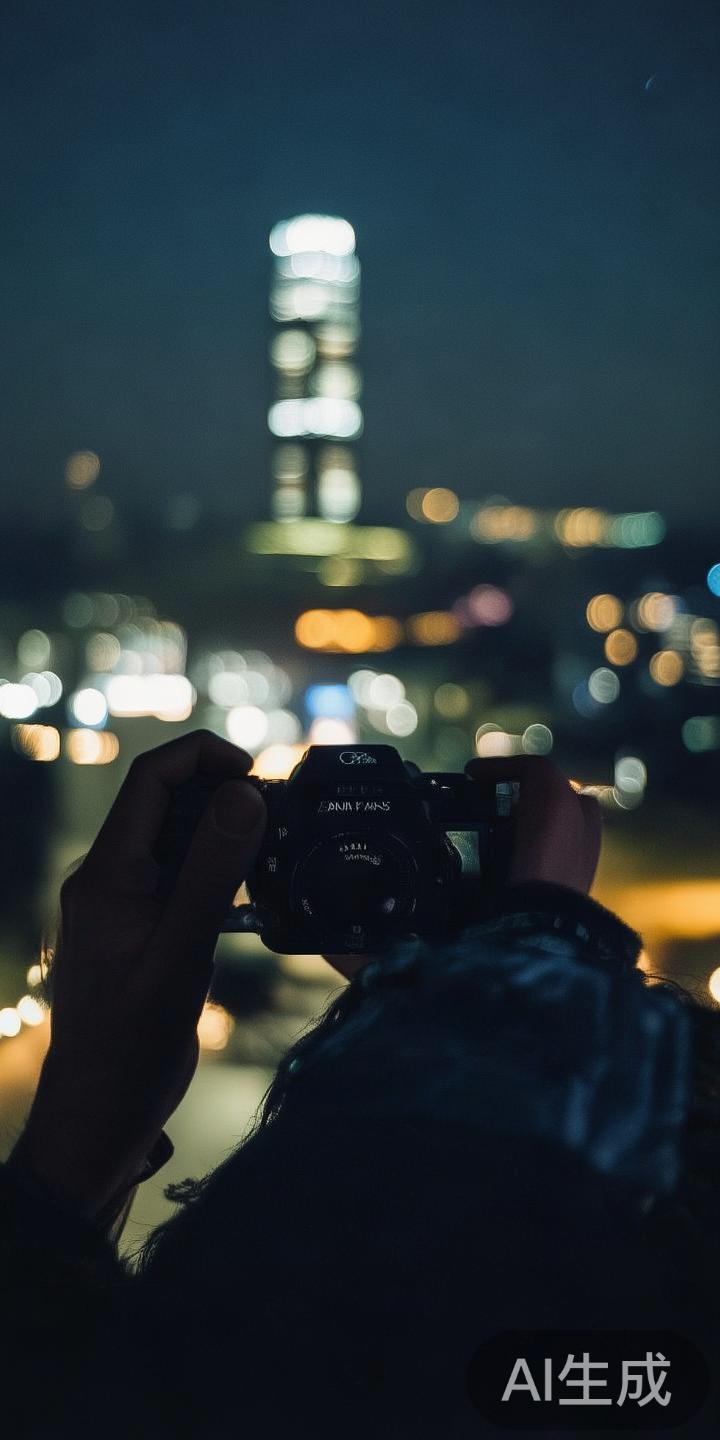 手动对焦在夜景拍摄中十分重要，尤其是在光线不足的情