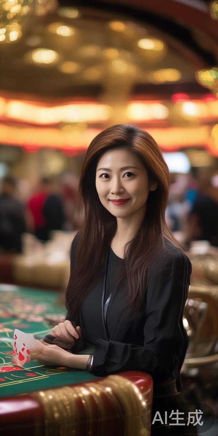 在澳门这个世界著名的博彩中心，刘旋旋的出现如一股清