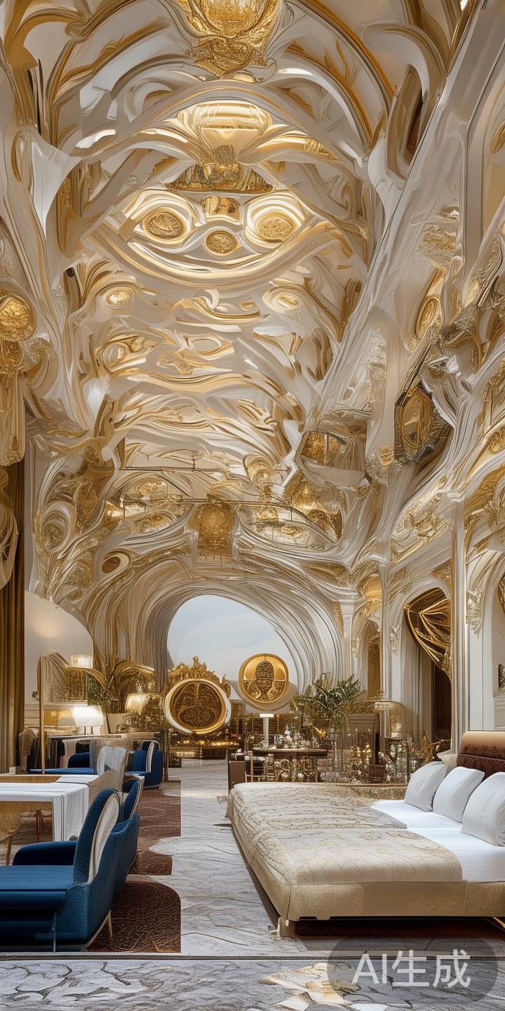 澳门金沙老品牌:百年传承奢华体验再现经典荣耀 走进澳门金沙老品牌酒店,其豪华的内部设计令人印象深